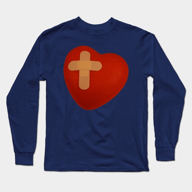 Broken Heart Long Sleeve T-Shirt by Feminist Foodie